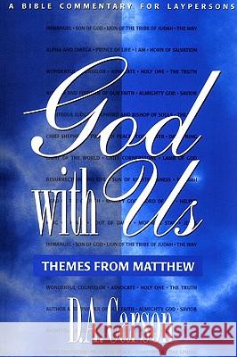 God with Us Carson, D. A. 9781606086667 Wipf & Stock Publishers - książka