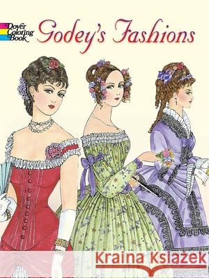 Godey's Fashions Coloring Book Sun, Ming-Ju 9780486439983 Dover Publications - książka