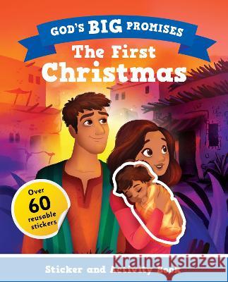 God\'s Big Promises Christmas Sticker and Activity Book Carl Laferton 9781784989002 Good Book Co - książka