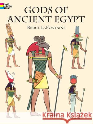 Gods of Ancient Egypt Bruce LaFontaine 9780486420882 Dover Publications - książka