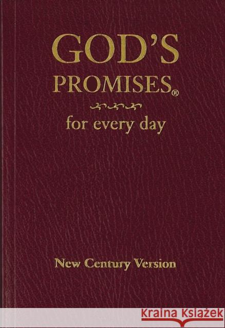 God's Promises for Every Day: Bible Verses for All Seasons of Life A. Gill 9780849962684 J. Countryman - książka
