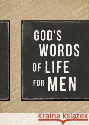 God's Words of Life for Men Zondervan Publishing 9780310339922 Zondervan - książka