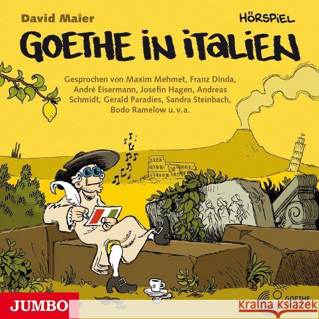 Goethe in Italien - Der junge Goethe, 1 Audio-CD : Hörspiel Maier, David 9783833737138 Jumbo Neue Medien - książka