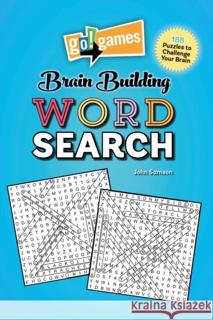 Go!games Brain Building Word Search John Samson 9781623540852 Imagine - książka