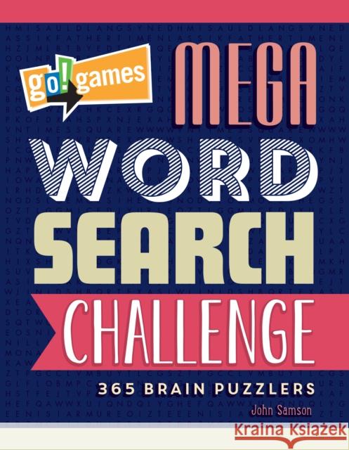 Go!Games Mega Word Search Challenge John Samson 9781623540821 Imagine - książka