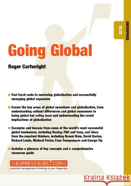 Going Global: Enterprise 02.02 Cartwright, Roger 9781841123165 JOHN WILEY AND SONS LTD - książka