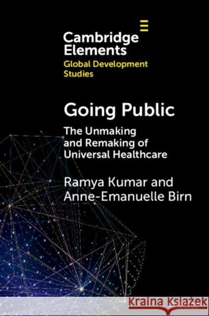 Going Public Anne-Emanuelle (University of Toronto) Birn 9781009209571 Cambridge University Press - książka