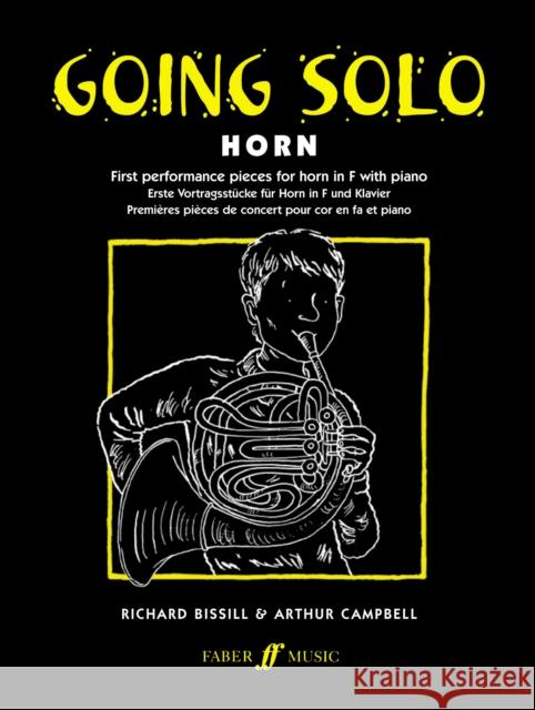 Going Solo -- Horn Bissell, Richard 9780571514281 FABER MUSIC LTD - książka