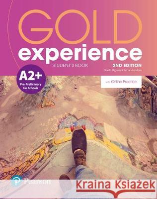 Gold Experience 2ed A2+ SB + online PEARSON Amanda Maris, Sheila Dignen 9781292237251 Longman Pearson - książka