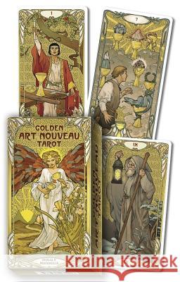 Golden Art Nouveau Tarot Giulia F. Massaglia 9780738763460 Llewellyn Publications - książka