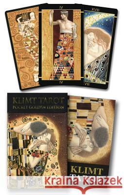 Golden Tarot of Klimt Mini Deck: Pocket Gold Edition Atanas A. Atanassov 9780738745343 Llewellyn Publications - książka