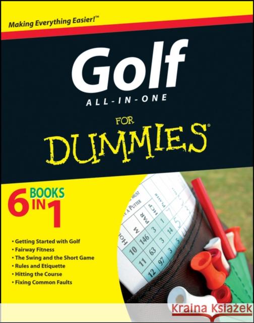 Golf All-in-One For Dummies The Experts at Dummies 9781118115046  - książka