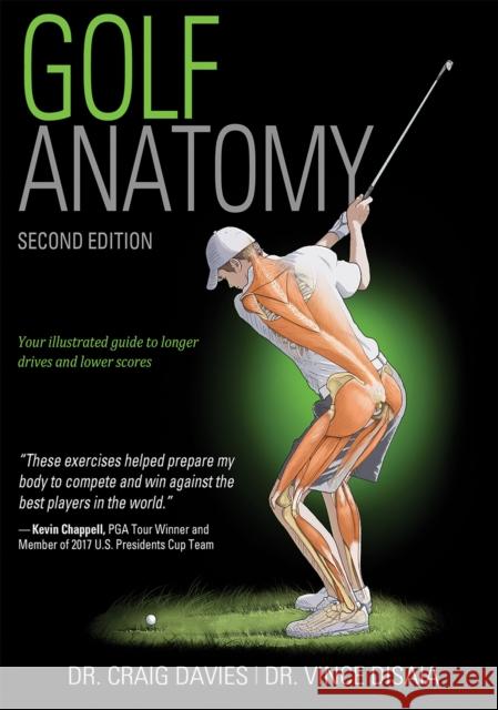 Golf Anatomy Vince Disaia 9781492548423 Human Kinetics Publishers - książka