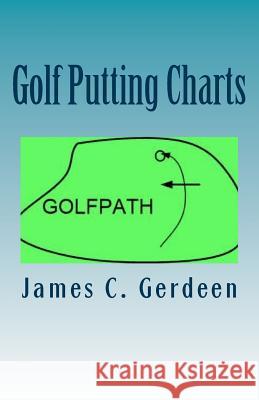 Golf Putting Charts: -How to Putt Better James C. Gerdeen 9781985750586 Createspace Independent Publishing Platform - książka