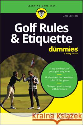 Golf Rules & Etiquette for Dummies John Steinbreder Kevin Cook 9781394417506 For Dummies - książka