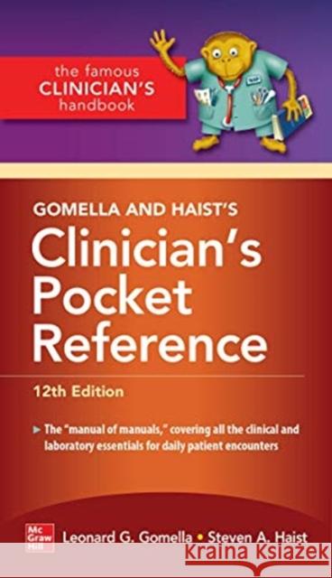 Gomella and Haist's Clinician's Pocket Reference Leonard Gomella 9780071602822 McGraw-Hill Medical Publishing - książka