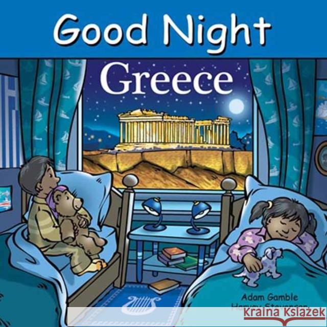 Good Night Greece Adam Gamble Mark Jasper Harvey Stevenson 9781649070449 Good Night Books - książka