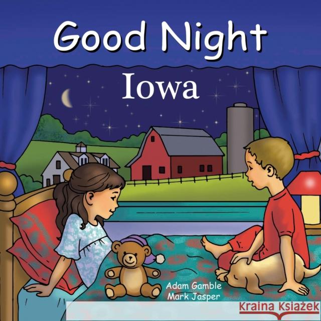 Good Night Iowa Adam Gamble Mark Jasper 9781602190856 Our World of Books - książka