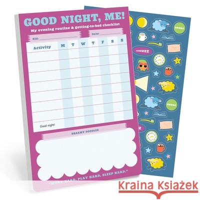 Good Night, Me!: Can-Do Pad Knock Knock 9781683495963 Knock Knock - książka