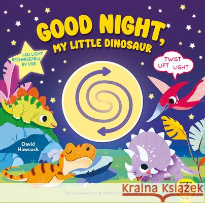 Good Night, My Little Dinosaur David Hawcock Elisa Bellotti 9781641244770 Happy Fox Books - książka