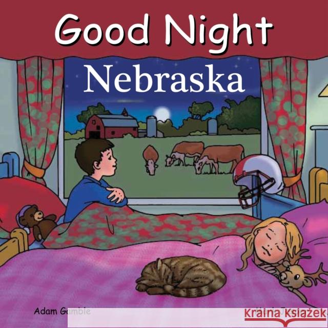 Good Night Nebraska Adam Gamble Mark Jasper 9781602190870 Our World of Books - książka