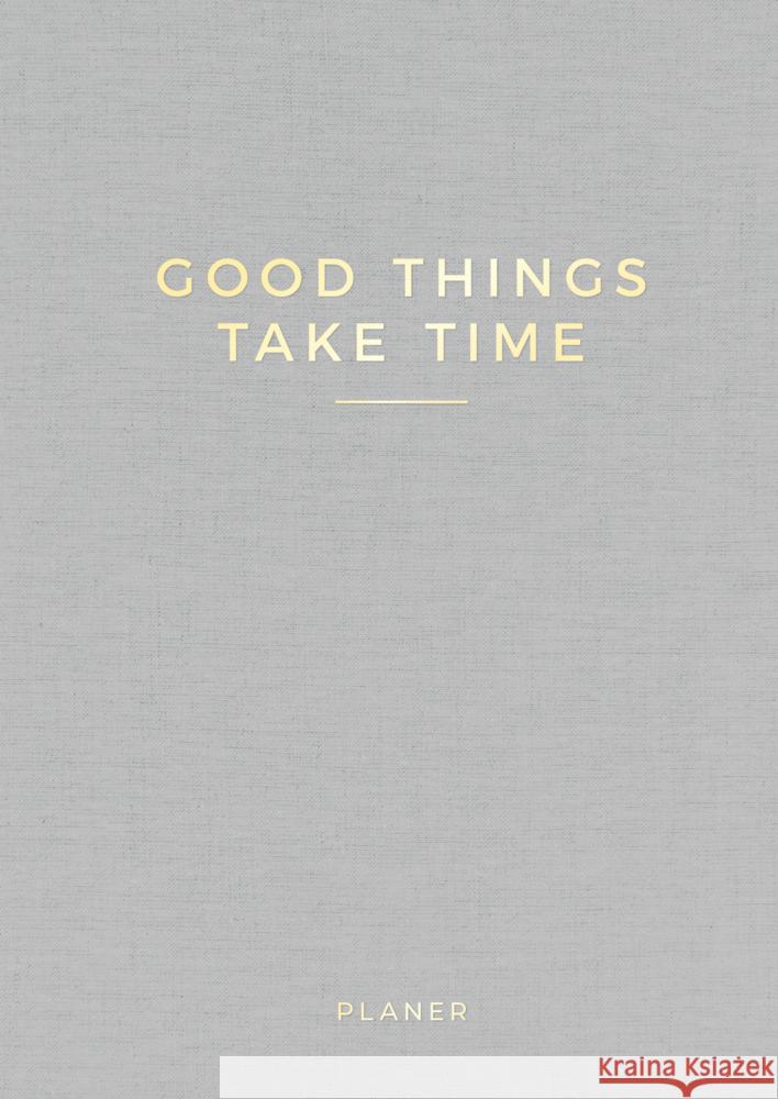 »Good things take time« undatierter Wochenplaner Caro 9783967750874 Riva - książka