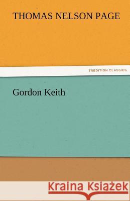 Gordon Keith Thomas Nelson Page   9783842474918 tredition GmbH - książka