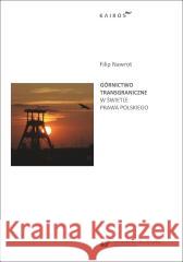 Górnictwo transgraniczne w świetle prawa polskiego Filip Nawrot 9788322645727 Wydawnictwo Uniwersytetu Śląskiego - książka