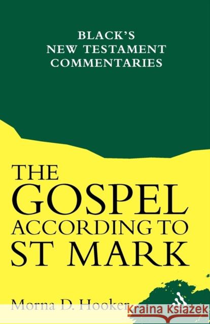 Gospel According to St. Mark Hooker, Morna D. 9780826460394  - książka