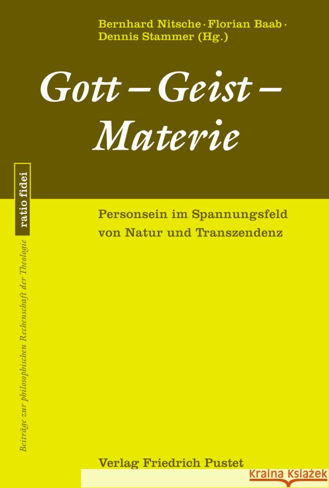 Gott-Geist-Materie  9783791731919 Pustet, Regensburg - książka