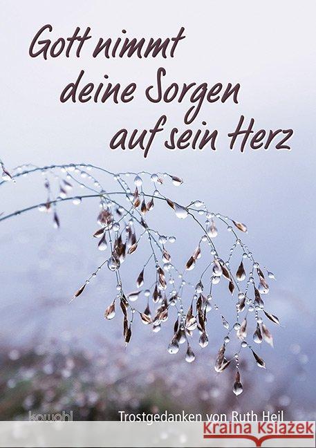 Gott nimmt deine Sorgen auf sein Herz : Trostgedanken von Ruth Heil. Maxi-Grußheft Heil, Ruth 9783863384869 Kawohl - książka