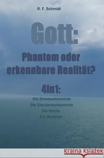 Gott: Phantom oder erkennbare Realität? 4in1 : Die Sinneserkenntnis Die Glaubenserkenntnis Die Kirche Die Moderne! Schmidt, R. F. 9783748571827 epubli - książka