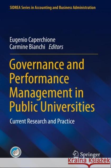 Governance and Performance Management in Public Universities: Current Research and Practice Eugenio Caperchione Carmine Bianchi 9783030857004 Springer - książka