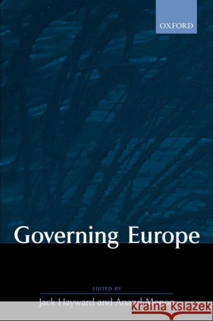 Governing Europe  9780199250141 OXFORD UNIVERSITY PRESS - książka