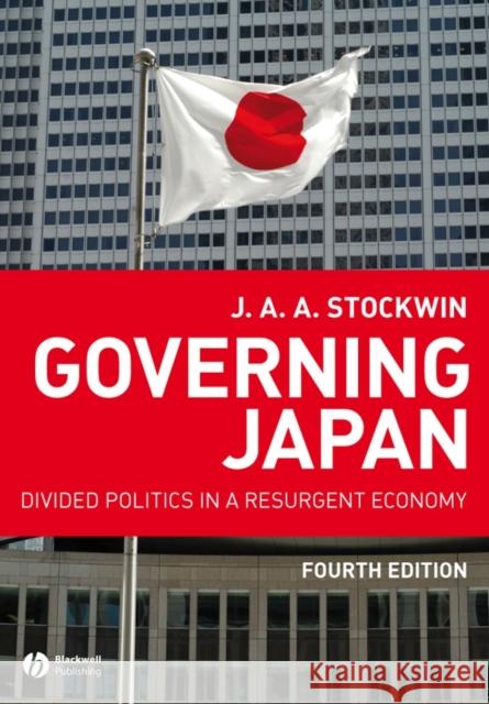 Governing Japan 4e Stockwin, J. a. a. 9781405154161  - książka