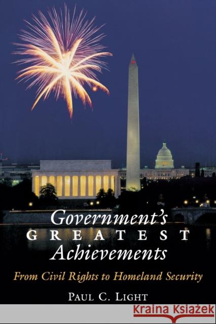 Government's Greatest Achievements: From Civil Rights to Homeland Security  9780815733454 Brookings Institution Press - książka