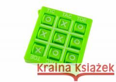 Gra kółko i krzyżyk 4,5 cm zielona  5905679075470 Leantoys - książka