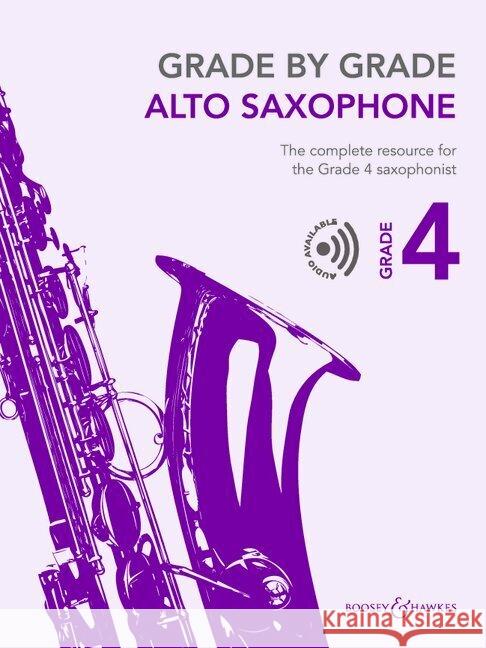 Grade by Grade - Alto Saxophone Grade 4  9781784547738 Schott Music, Mainz - książka