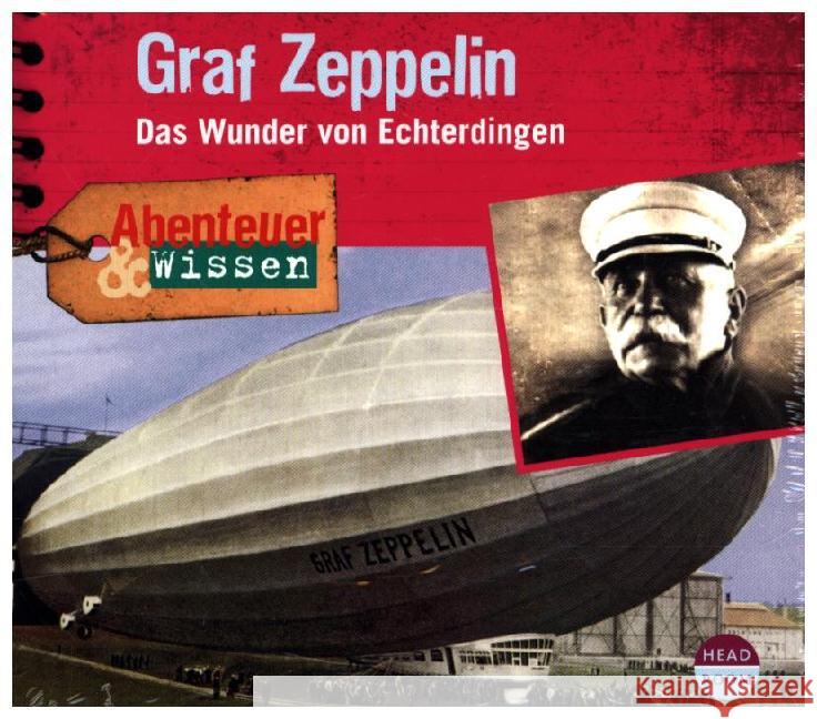 Graf Zeppelin, Audio-CD : Das Wunder von Echterdingen Koppelmann, Viviane 9783942175487 headroom sound production - książka