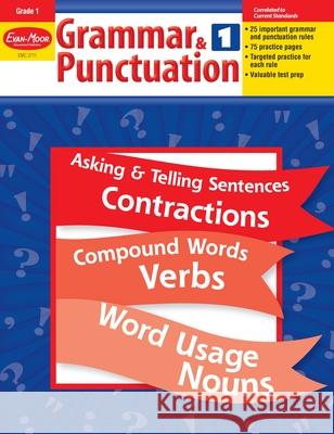 Grammar & Punctuation, Grade 1 Teacher Resource Evan-Moor Corporation 9781557998453 Evan-Moor Educational Publishers - książka