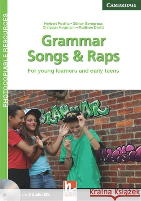 Grammar Songs and Raps Teacher's Book with Audio CDs (2): For Young Learners and Early Teens Christian Holzmann 9781107625181  - książka
