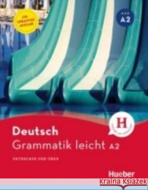 Grammatik leicht A2 : Entdecken und üben / Einsprachige Ausgabe Brüseke, Rolf 9783190617210 Hueber - książka