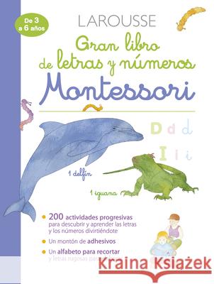 Gran Libro de Letras Y Números Montessori Urvoy, Delphine 9786072124677 Ediciones Larousse (MX) - książka