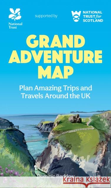 Grand Adventure Map National Trust Books 9780008641320 HarperCollins Publishers - książka