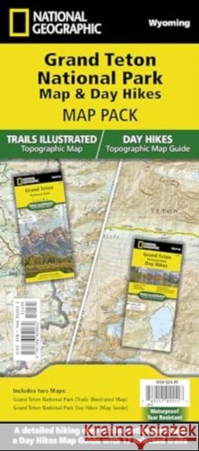 Grand Teton Day Hikes and National Park Map [Map Pack Bundle] National Geographic Maps 9781566959032 National Geographic Maps - książka