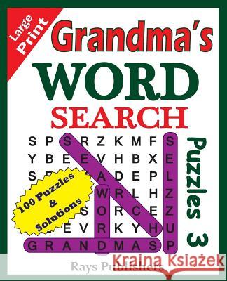 Grandma's Word Search Puzzles 3 J. S. Lubandi 9781515069188 Createspace - książka