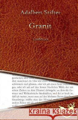 Granit - Grodßruck Stifter, Adalbert 9781530913206 Createspace Independent Publishing Platform - książka