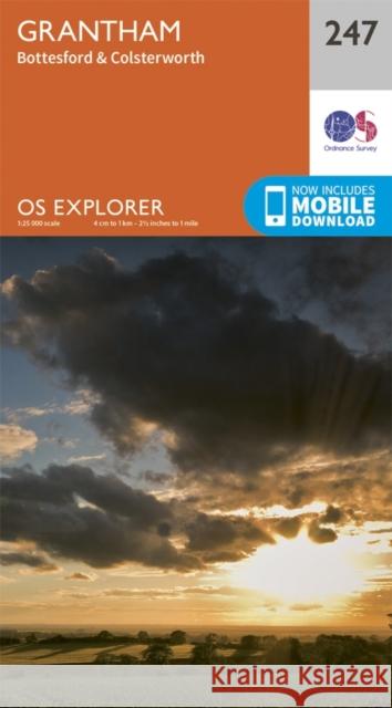 Grantham Ordnance Survey 9780319244401 Ordnance Survey - książka