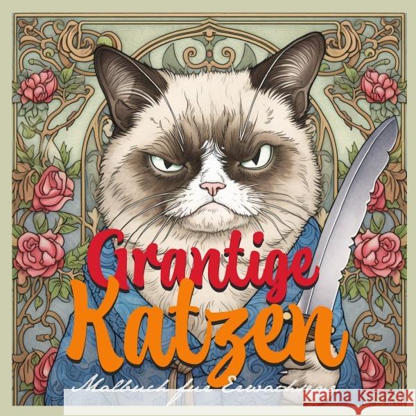 Grantige Katzen Malbuch für Erwachsene Graustufen Publishing, Monsoon 9783757548667 epubli - książka