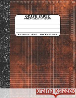 Graph Paper Composition Notebook: Math and Science Lover Graph Paper Cover Watercolor Orange (Quad Ruled 5 squares per inch, 120 pages) Birthday Gifts Bottota Publication 9781695041639 Independently Published - książka